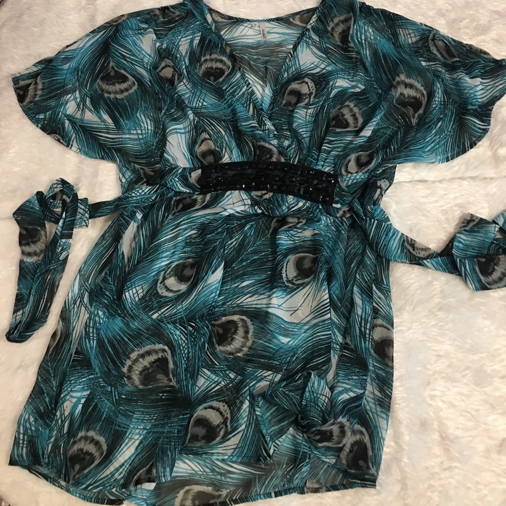 Studio Y Sheer dress shirt - size XL